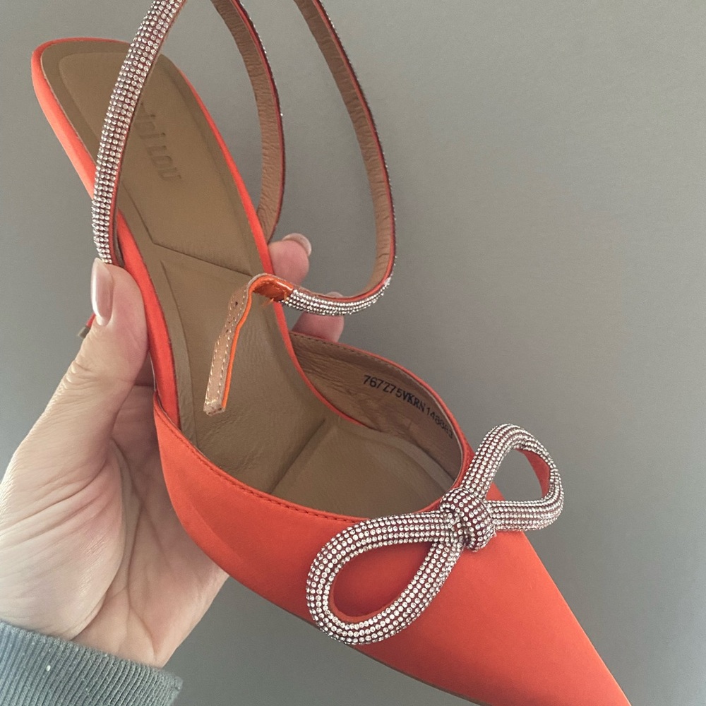 Bibi Lou Alessia bow heels - orange